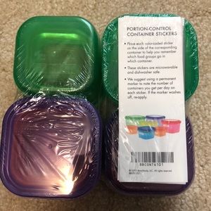 7-Piece Portion Control Containers - New